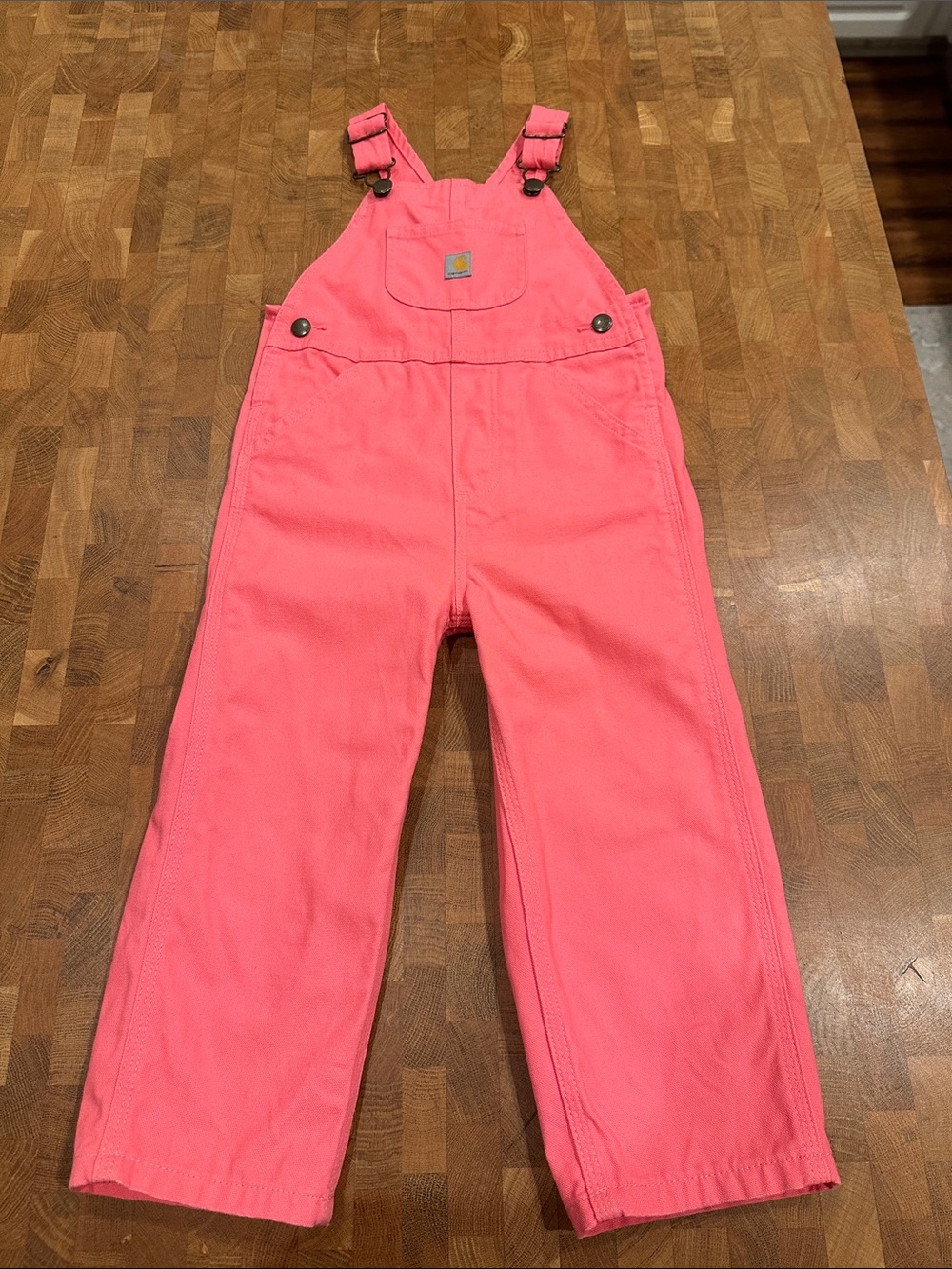 Carhartt Toddler Girls Pink Overalls 3t